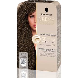 Schwarzkopf Creme Supreme 6-16 Cool Pearly Brown - 1 pcs