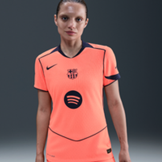 FC Barcelona 2025/26 Match Third Nike Dri-FIT ADV Total 90 Authentic-fodboldtrøje til kvinder - Orange - XL (EU 48-50)