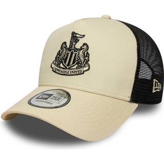 New Era Newcastle United FC E-Frame Trucker Cap, Beige - One Size