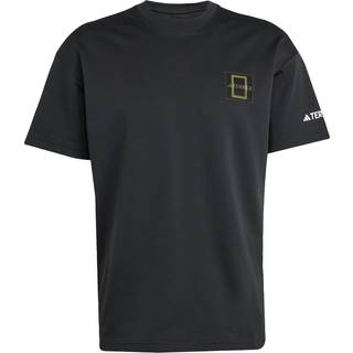 National Geographic Graphic Short Sleeve T-shirt - Black / White - L