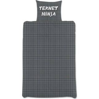 Ternet Ninja sengetøj - Blød og lækker bomuldskvalitet - 140x200 cm - Super cool dynebetræk