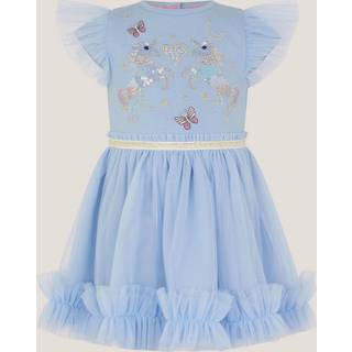 Monsoon Monsoon Blue Baby Unicorn Embellished Disco Dress - 6268cm