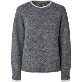 Pcivy Ls O-neck Contrast Knit