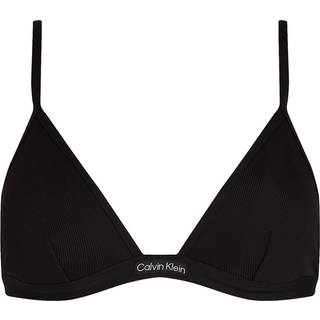Triangle Bikini Top - CK Rib - Black - XL