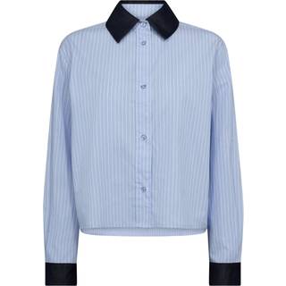 Co'couture Nelsoncc Stripe Shirt Bluse 35936 23-Pale Blue (XLARGE)
