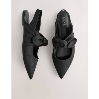 Next Forever Comfort spidse tå Sløjfe slingback Flade sko - eu38