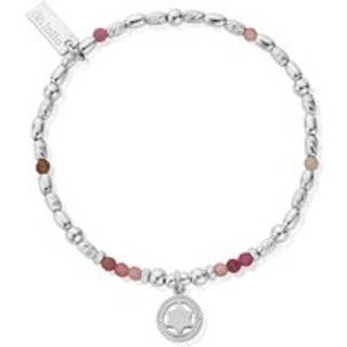 ChloBo Silver Tourmaline Heart Chakra Bracelet - Silver - 18cm