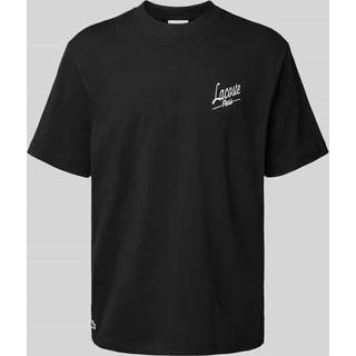 Lacoste Paris Back Print T Shirt Black