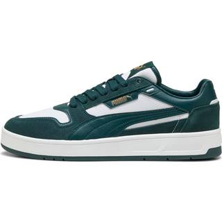 PUMA Court Classic Suede Sneakers Unisex, Shoes, White/Green Terrain, 44
