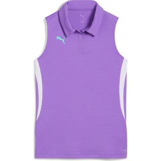 PUMA Individual Padel Polo Women, Clothing, Purple Glimmer/Aquatic/White, XL