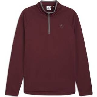 PUMA Waffle Fleece Quarter-Zip Top Men, Sport, Ruby Shimmer, S