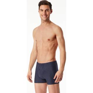 Schiesser Herren Unterwäsche blau Baumwolle & Mix Gestreift,unifarben