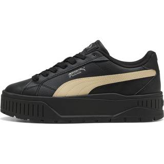 PUMA Karmen II Leather Sneakers Women, Shoes, Black/Canvas/Silver, 39