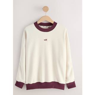 self. Samme farve og stof Sweatshirt