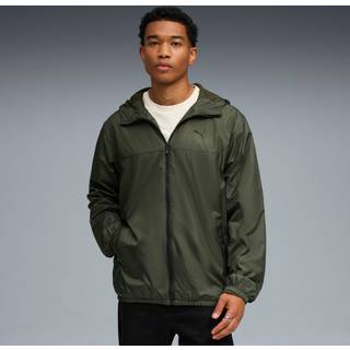 PUMA Essentials Regular Windbreaker Men, Clothing, Dark Olive, XS