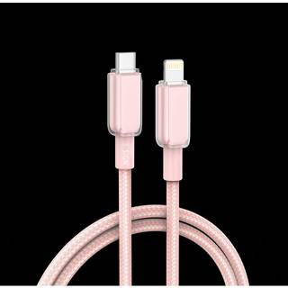SiGN USB-C til Lightning-kabel 30W, 1m - Lyserød