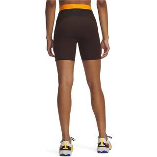 Under Armour Trail Run Fitted Women's 6" Shorts Kona Brown / Squad Orange / Reflective XS