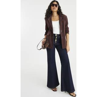 River Island River Island Palazzo-jeans med høj talje og knapper foran