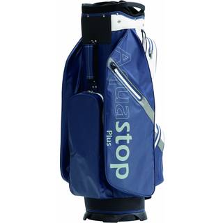 JuCad Cartbag Aquastop, hvid/mørkeblå