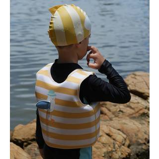 SUNNYLiFE Svømmevest, Sid the Seagull Mustard Stripe, 2-3 år