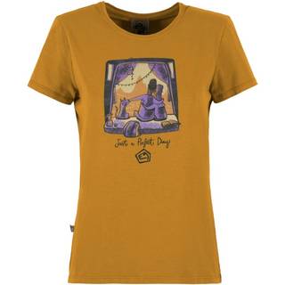 E9 Women's Sunset T-shirt Damer størrelse M farve gul