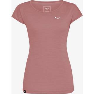 Salewa Women's Puez Melange Dry S/S Tee T-shirt Damer størrelse 38 farve pink