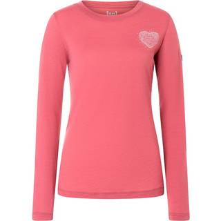 super.natural Women's Little Heartwood L/S Longsleeve Damer størrelse M farve pink