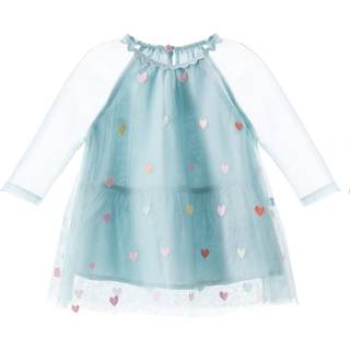 Stella McCartney Kids Baby embroidered dress - blue - M 9