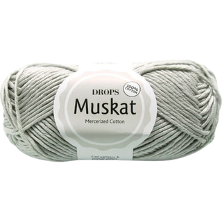 Drops Muskat Garn unicolour - 19 Lysegrå