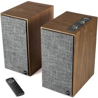 Klipsch The Fives valnød (sæt af 2) - Trådløs smart højttaler