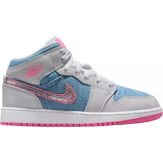 Air Jordan 1 Mid SE-sko til større børn - blå - 39