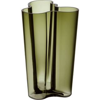 Iittala Alvar Aalto Vase 25,1 Cm Moss Green - Vaser Glas Mosgrøn - 1025668