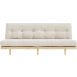 Lean Sovesofa Fra Karup Design i Massiv FSC Fyrretræ | Japandi - 510 Ivory - Længde: 190 cm