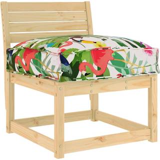 Pallehynde til sæde Flerfarvet 60 x 40 x 8 cm Oxford stof