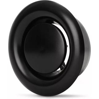 Fresh FMLS 100 Aftræksdon sort, justerbar indstilling Ø100 mm