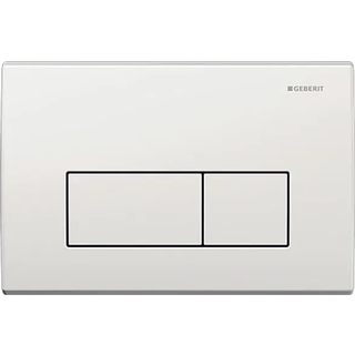 Geberit betjeningsplade Kappa 50 i alpinhvid