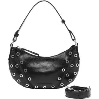 Les Visionnaires Enya Rivet Glossy Mini Skuldertaske sort