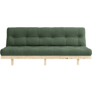 Karup Design Lean Sovesofa Med 5-Lags Madras 130x190 Oliven Grøn/Raw
