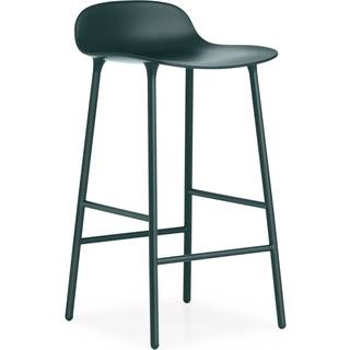Normann Copenhagen Form Barstol Green Powder Coated Steel