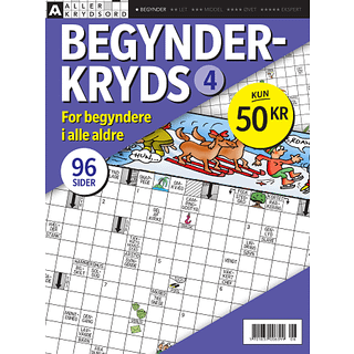 Begynderkryds Kryds og tværs (På lager i butik)
