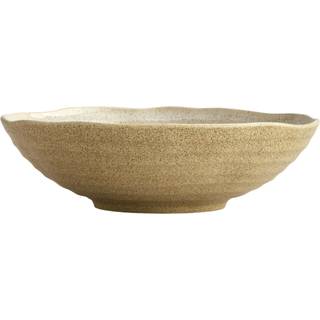 Decotique Arlo Skål 34 Cm Cremefarvet - Dekorative Accessories Stentøj Cream - 7960 D4150