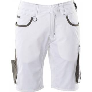 MASCOT UNIQUE arbejdsshorts, hvid/mørk antracit - C45