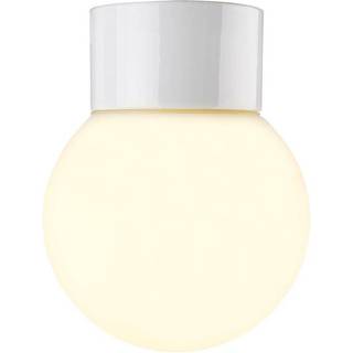Classic Globe 150 loftlampe / væglampe IP54, hvid/mat opal
