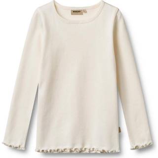 Ida Langærmet T-shirt, Ivory, 128 cm