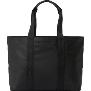 Tote bag i twill med logohanke