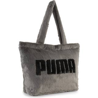 PUMA UP faux fur 17L Shopper Women, Accessories, Cast Iron, OSFA