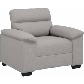 sofastol 55 cm stof skygrå