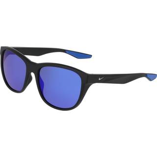 Nike Unisex NIKE EXPLORE FLOW IO0101X 011 Solbriller Bio-injekt Sort Blå Firkantet Spejlet