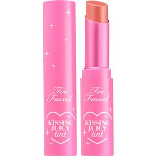 Too Faced - Kissing Juicy Tint - Tonet Læbepomade - Kissng Juicy Lip Tint - Peach Rings 3gm - For Women - Pink