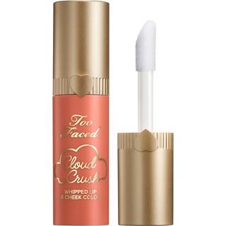 Too Faced - Cloud Crush Whipped Lip & Cheek - Blæk Til Læber Og Kinder - Cc Whipped Lip & Cheek - Peach Blur - For Women